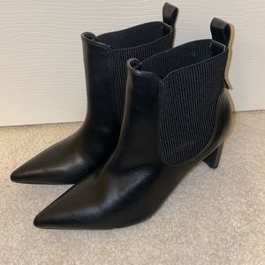 JustFab Black Ankle Boots